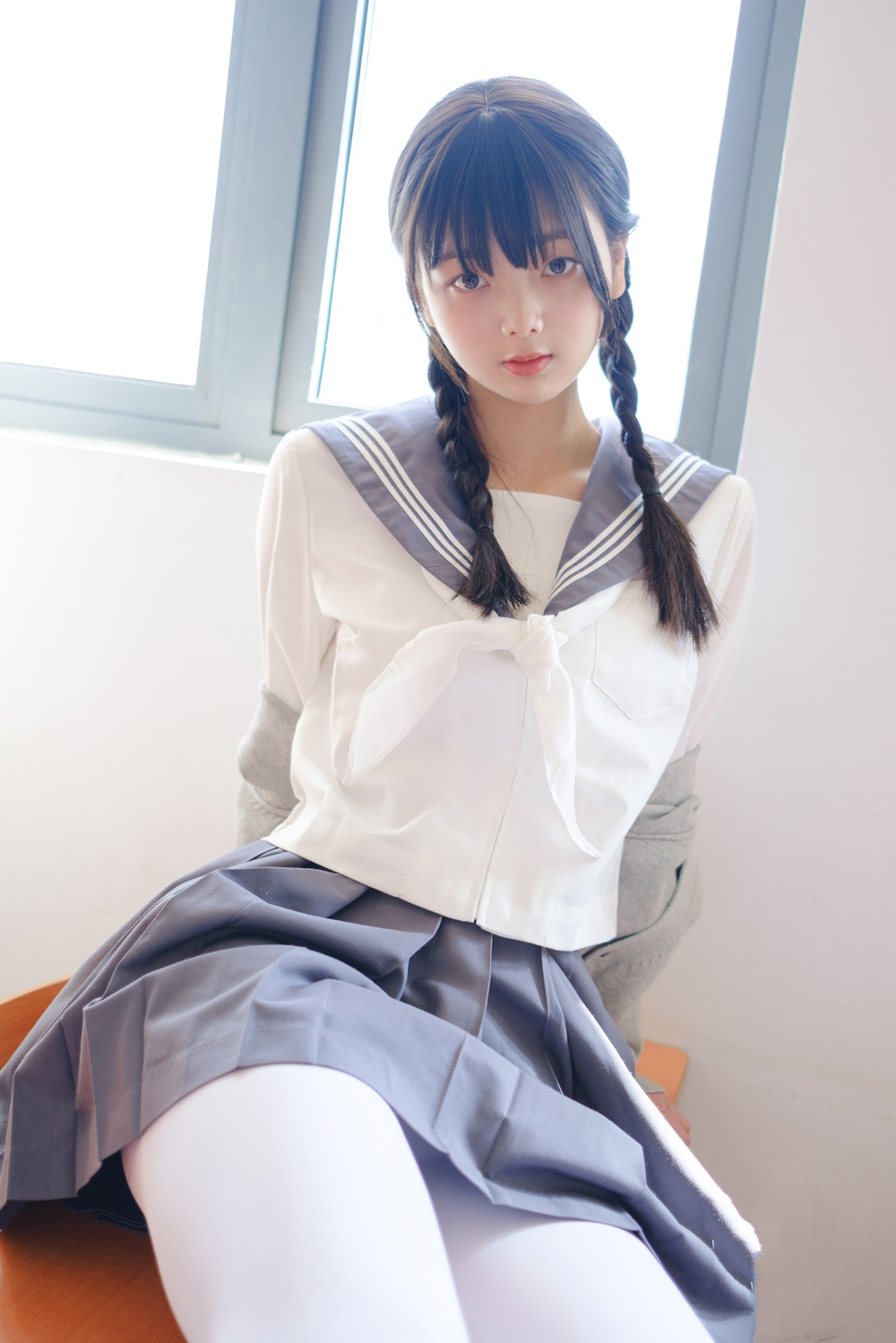 稚乖画册 晴空-03 【71P1V】春季JK制服-咪咪大车灯