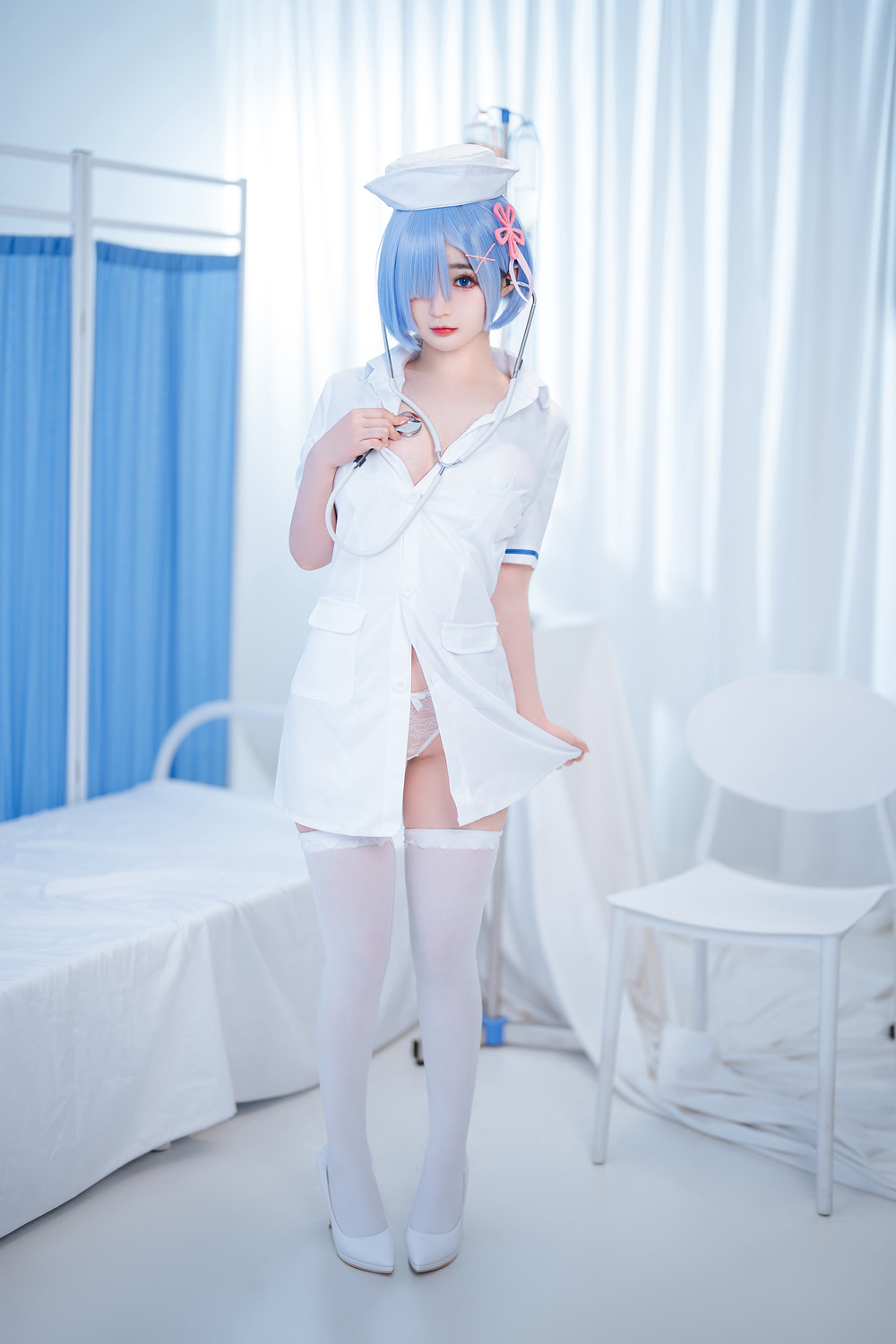 桜井宁宁 – 雷姆护士 [108P1.5G]-咪咪大车灯