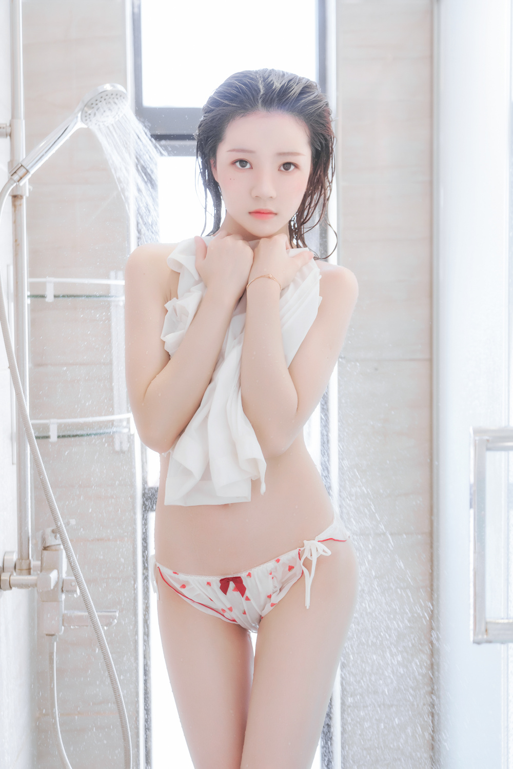 桜桃喵 VOL.064 [54P] 洒花-咪咪大车灯