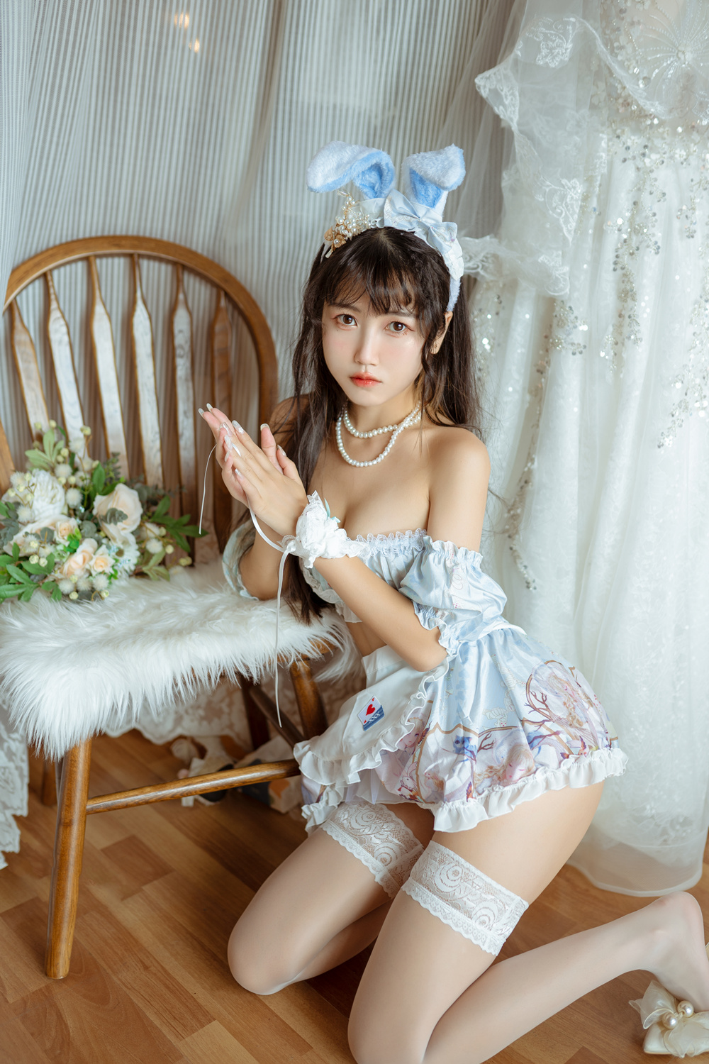 不呆猫 NO.025 兔子女友 [55P-493MB]-咪咪大车灯