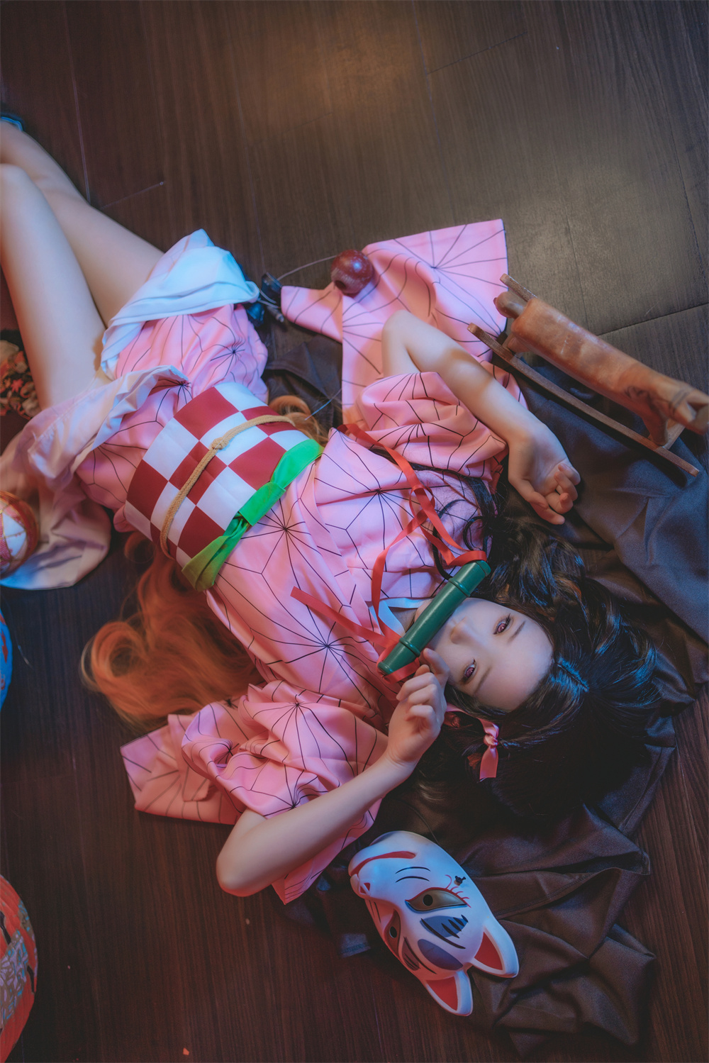 桜桃喵 VOL.047 [21P] 灶门祢豆子-咪咪大车灯