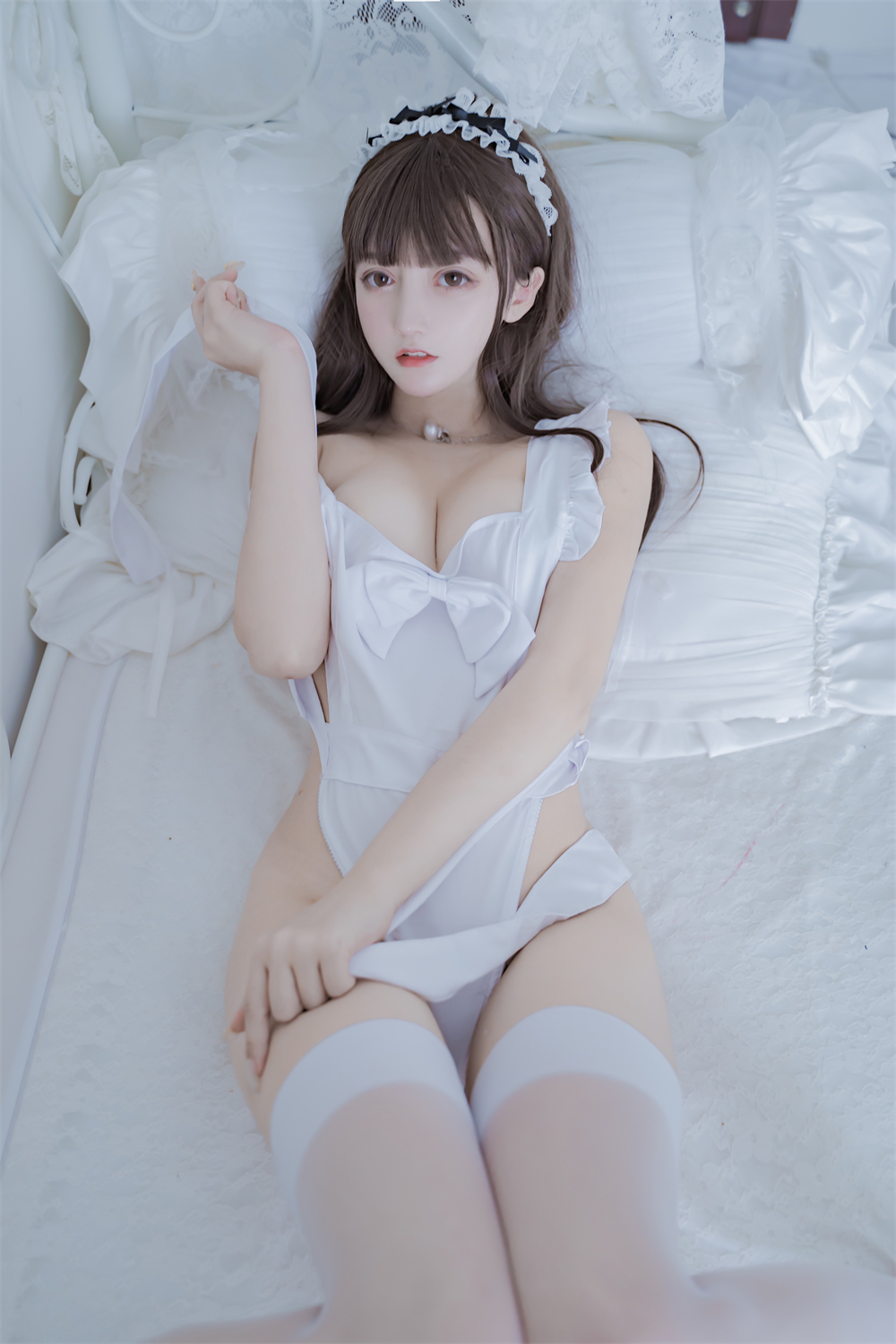 过期米线线喵 连体围裙 [31P]-咪咪大车灯