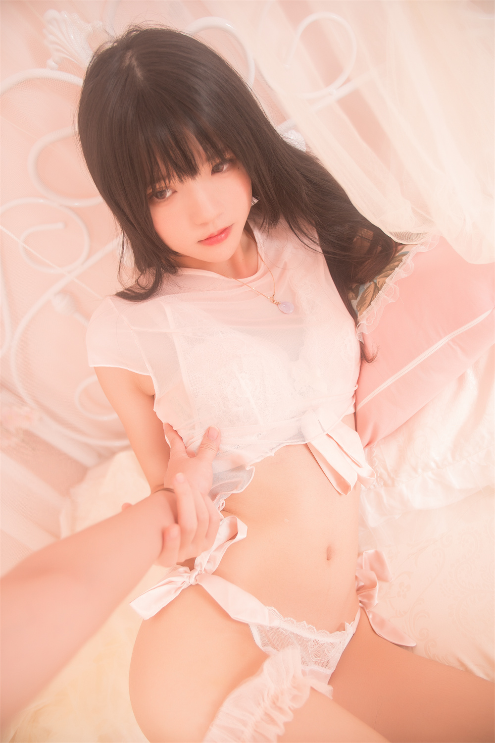 桜桃喵 VOL.036 [42P] 百合(桜桃喵&鳗鱼霏子)-咪咪大车灯