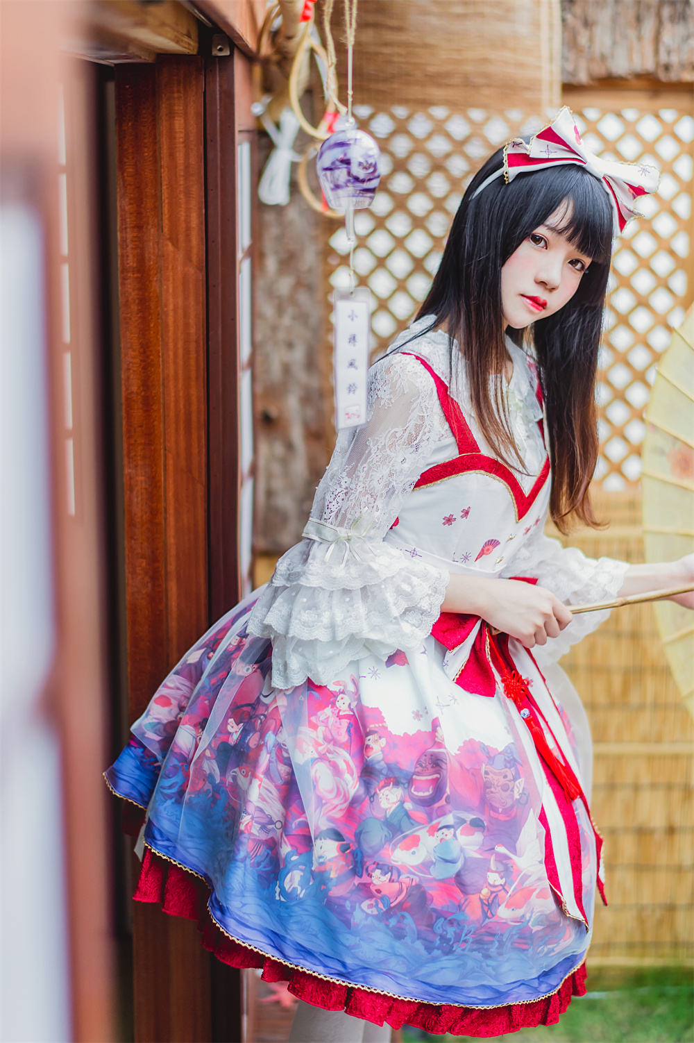 桜桃喵 VOL.023 [22P] 和风lolita-咪咪大车灯
