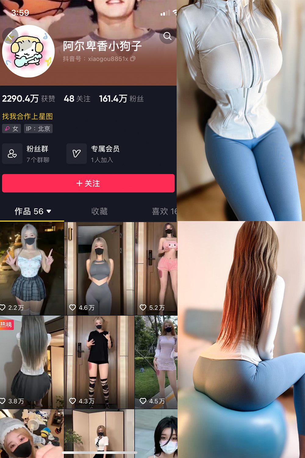 抖音 阿尔卑香小狗子 微密圈  NO.029期 【30P】最新至：2023.10.2-咪咪大车灯