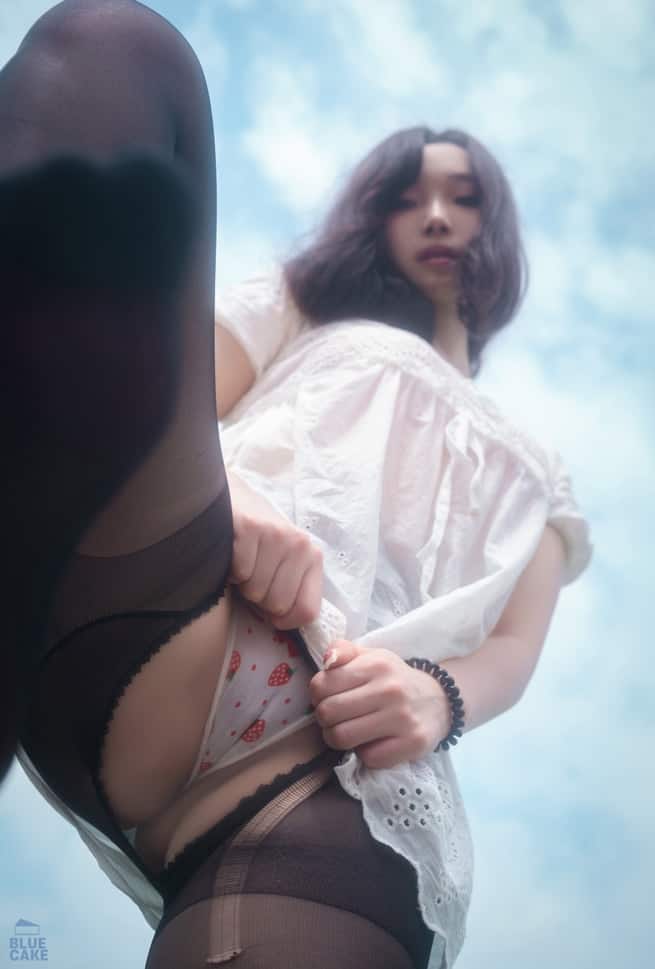 Bambi밤비 – NO.98 BLUECAKE Doki Doki, Amenokade + RED.Ver【215P/536M】-秀人网
