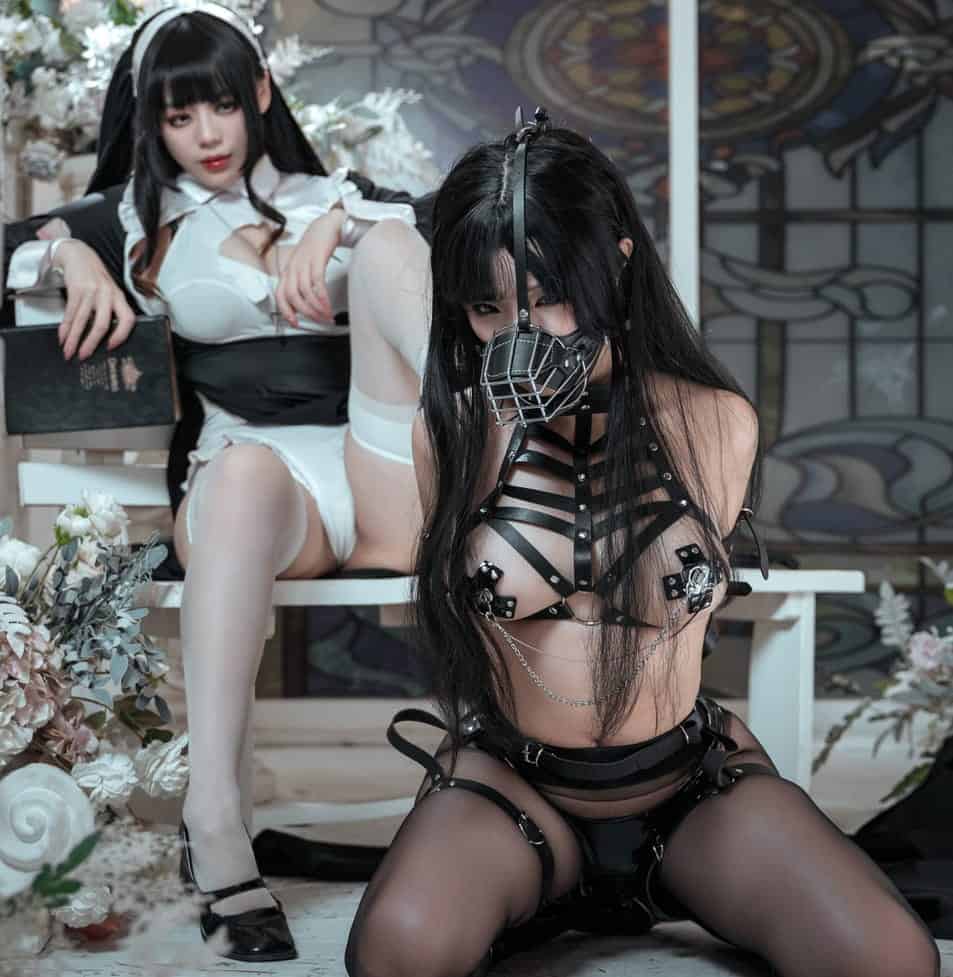 九言 – NO.14 修女与狗[60P6V-464M]-秀人网