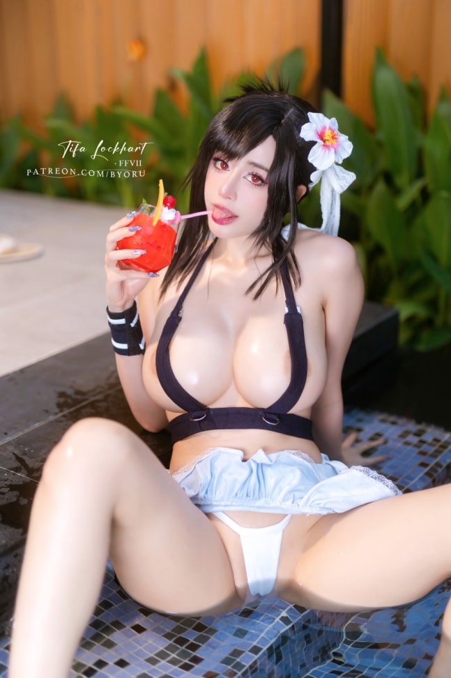 Byoru NO.182 Tifa FF7r bikini [65P15V-1.21G]-秀人网