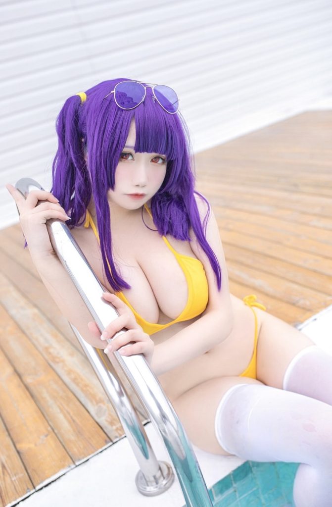贞子蜜桃 – NO.18 碧蓝航线 波拉泳装 [23P-80MB]-秀人网