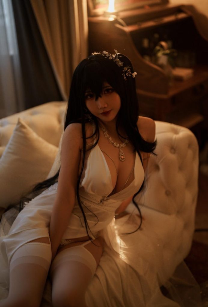 面饼仙儿 NO.133 碧蓝航线 大凤 婚纱【32P/466M】-秀人网