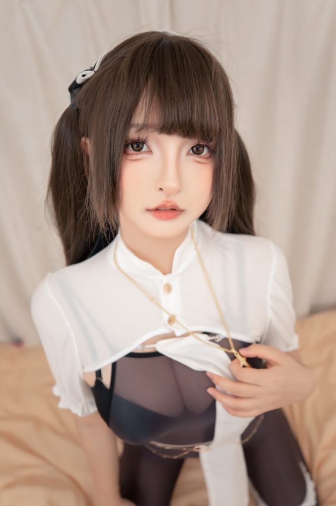 神楽坂真冬 NO.207 祈祷修女【75P2V/486M】-秀人网
