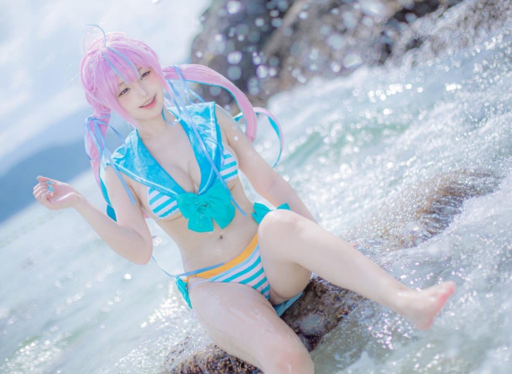 Takanashi Hanari - Aqua【21P/55M】-秀人网