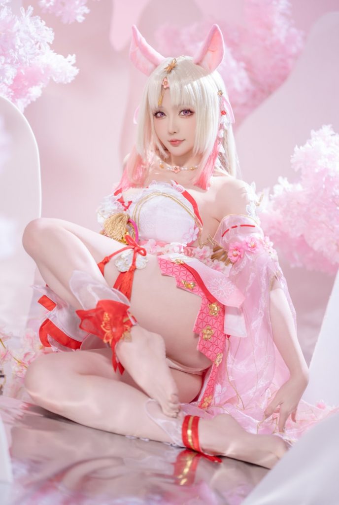 星之迟迟 NO.232 永劫无间 胡桃 樱云天女【42P/196M】-秀人网