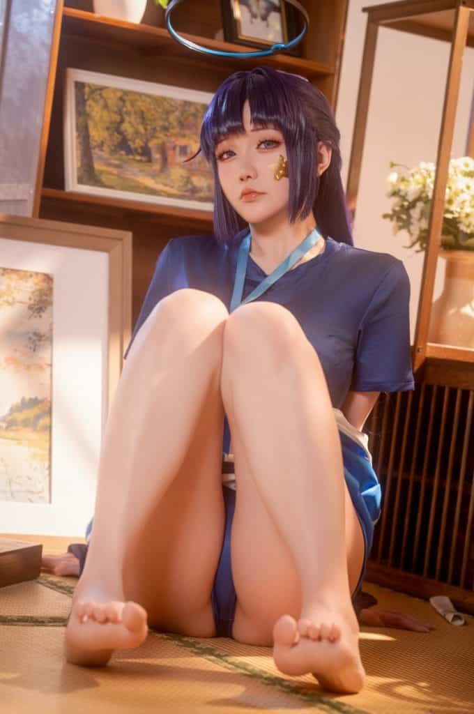 星之迟迟 NO.250 蔚蓝档案-早濑优香体操服【69P1V/1.24G】-秀人网