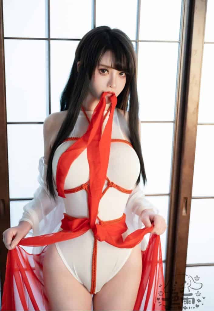 一色雨 NO.01 捆绑巫女【30P/4M】-秀人网